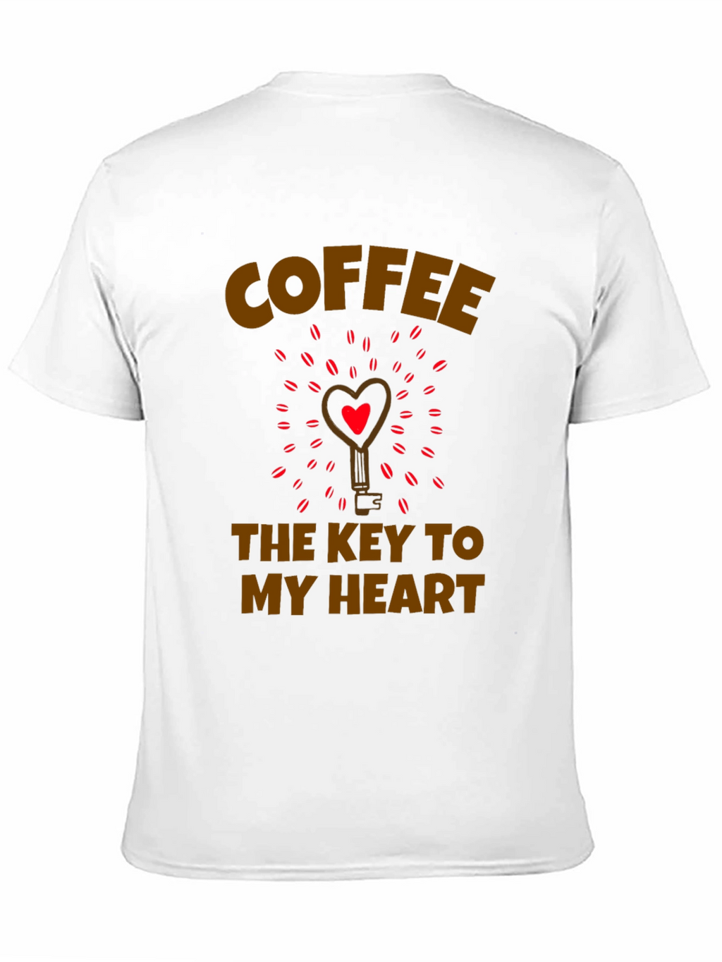 Coffee Key to My Heart Graphic T-Shirt