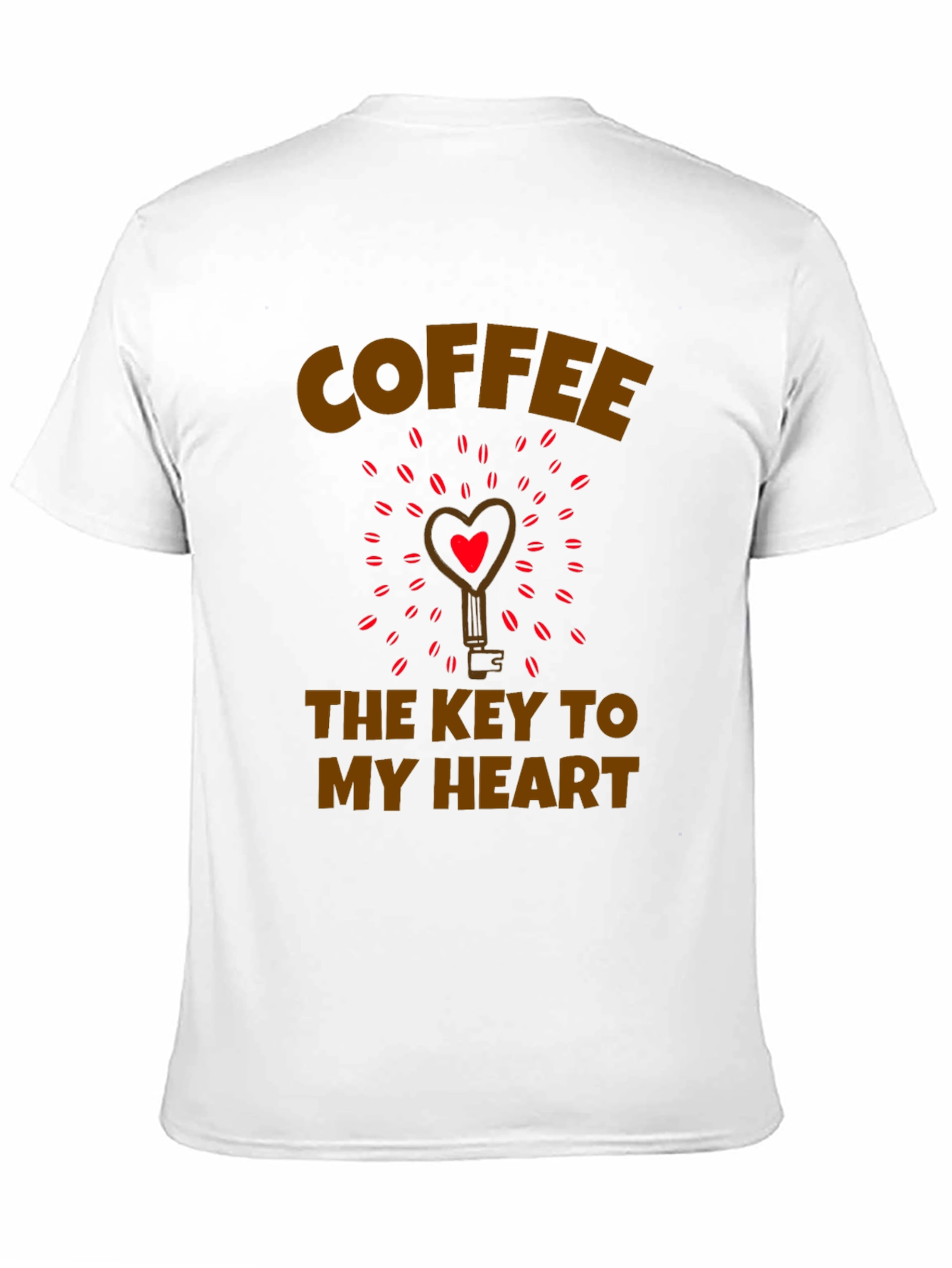Coffee Key to My Heart Graphic T-Shirt