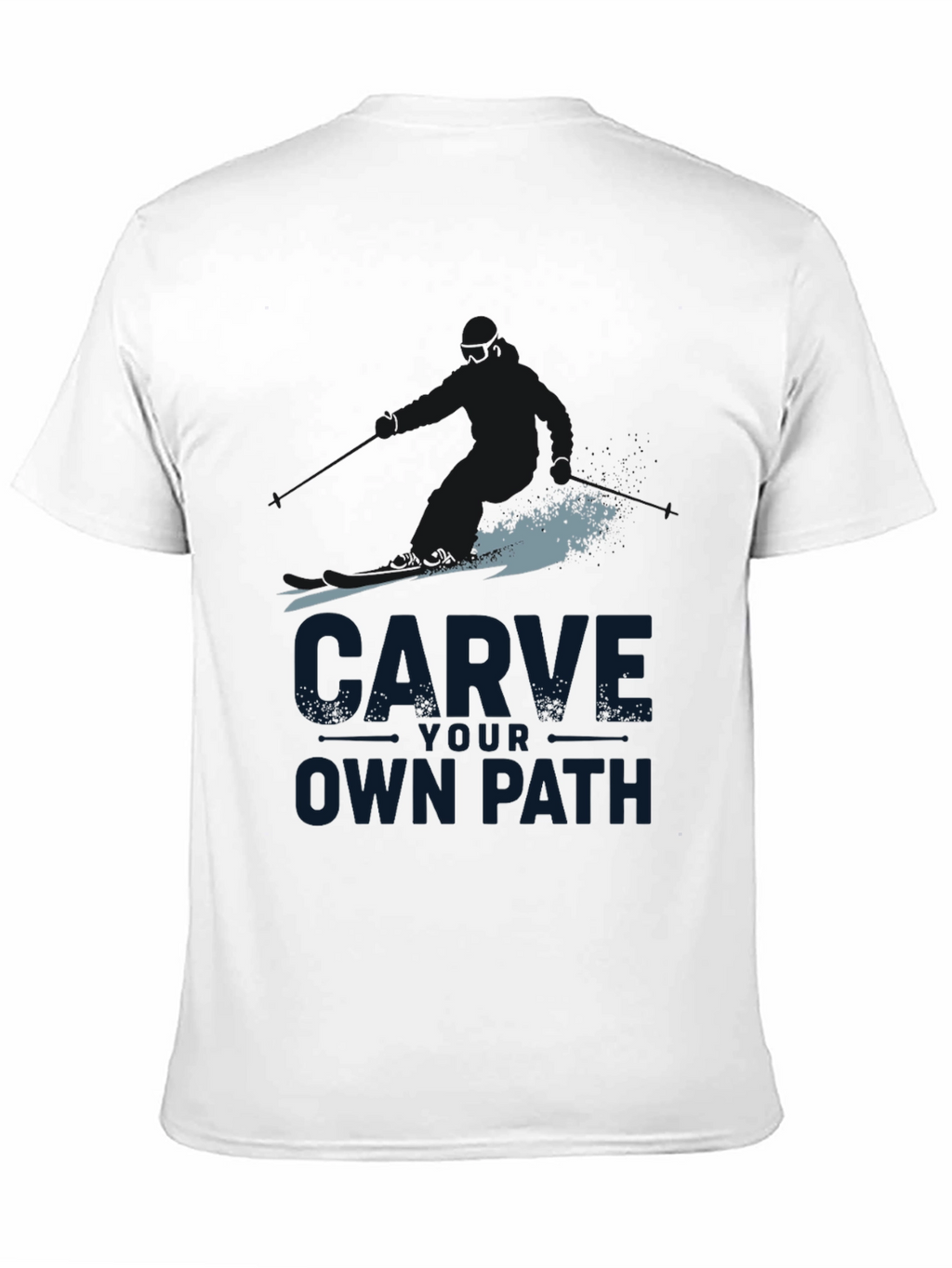 Carve Your Own Path Black Graphic Tee