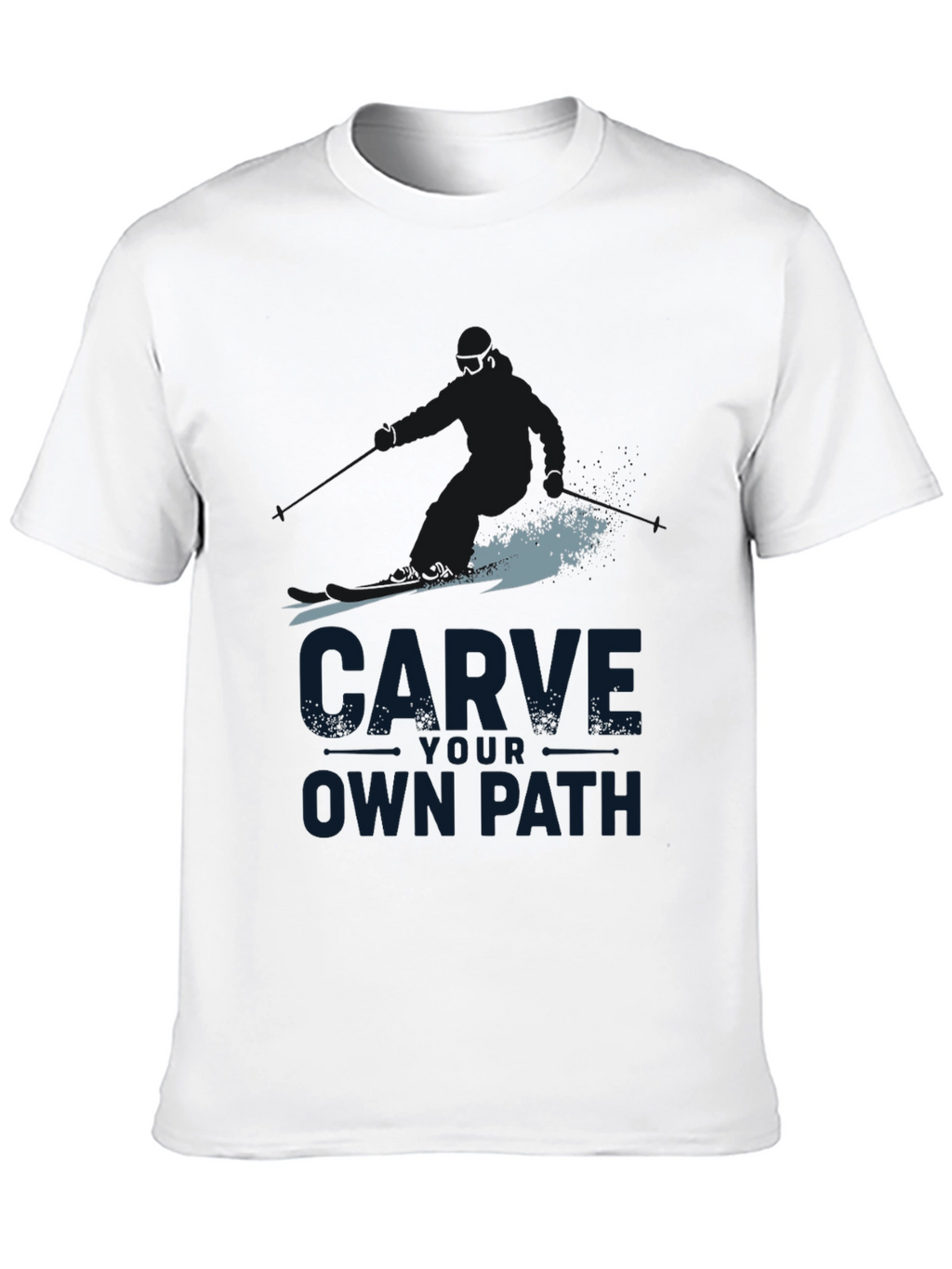 Carve Your Own Path Black Graphic Tee