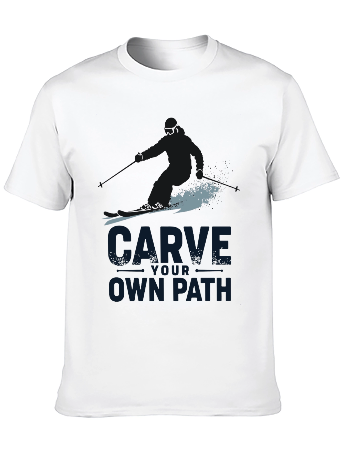 Carve Your Own Path Black Graphic Tee