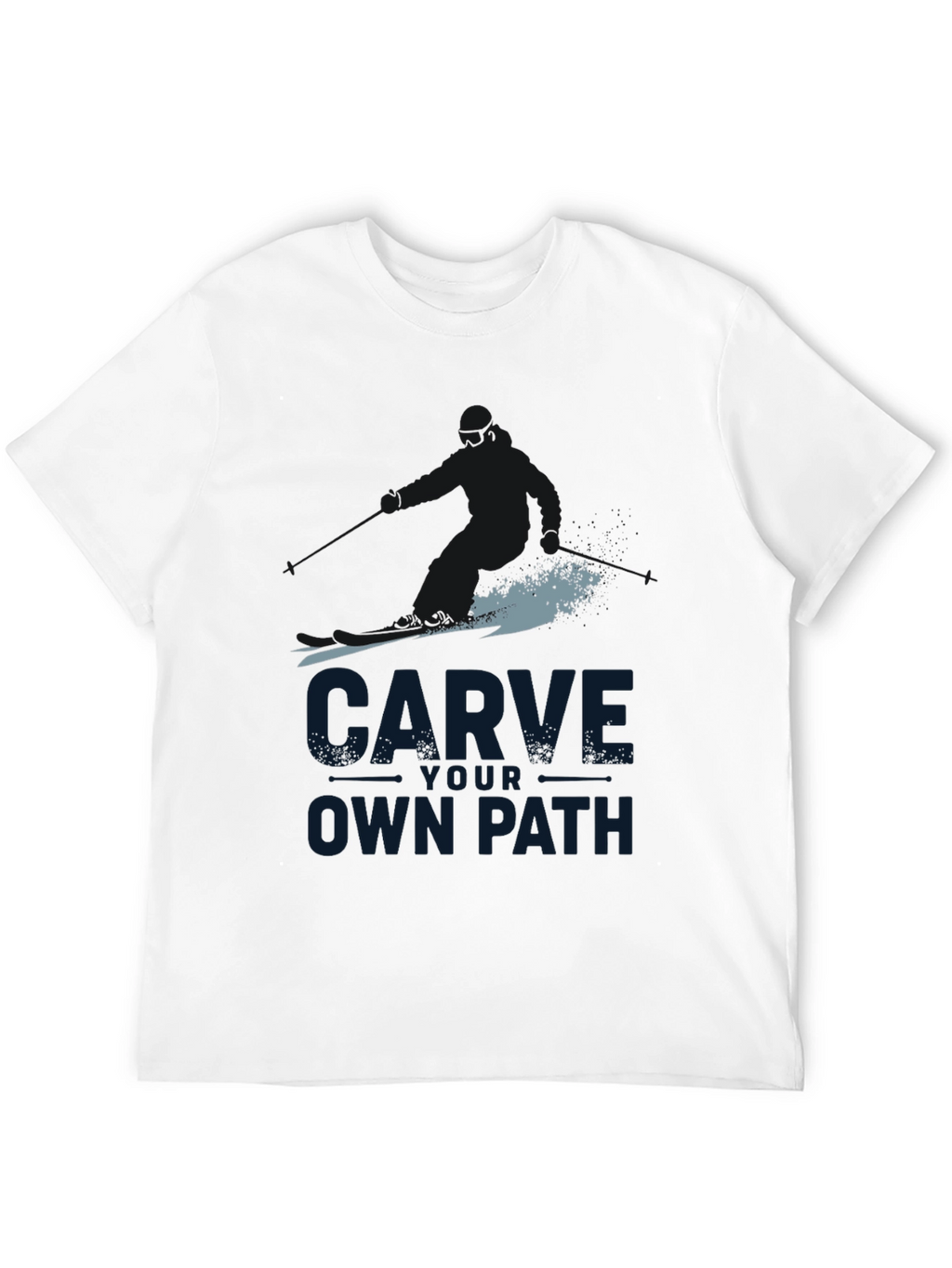 Carve Your Own Path Black Graphic Tee