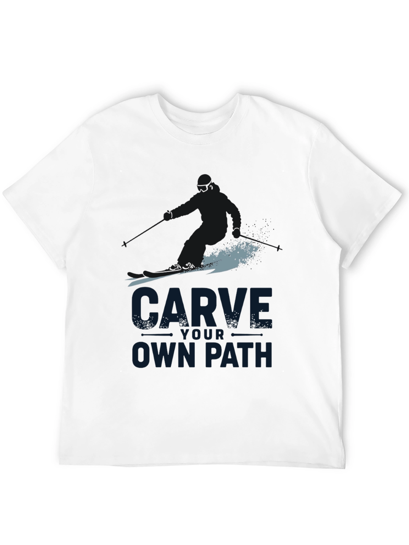 Carve Your Own Path Black Graphic Tee