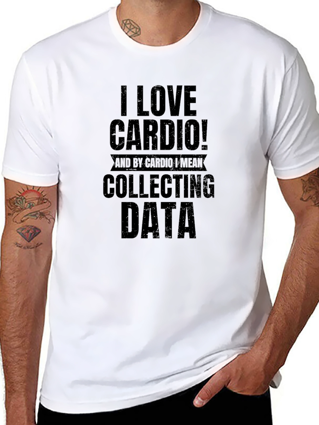 I Love Cardio! Collecting Data T-Shirt