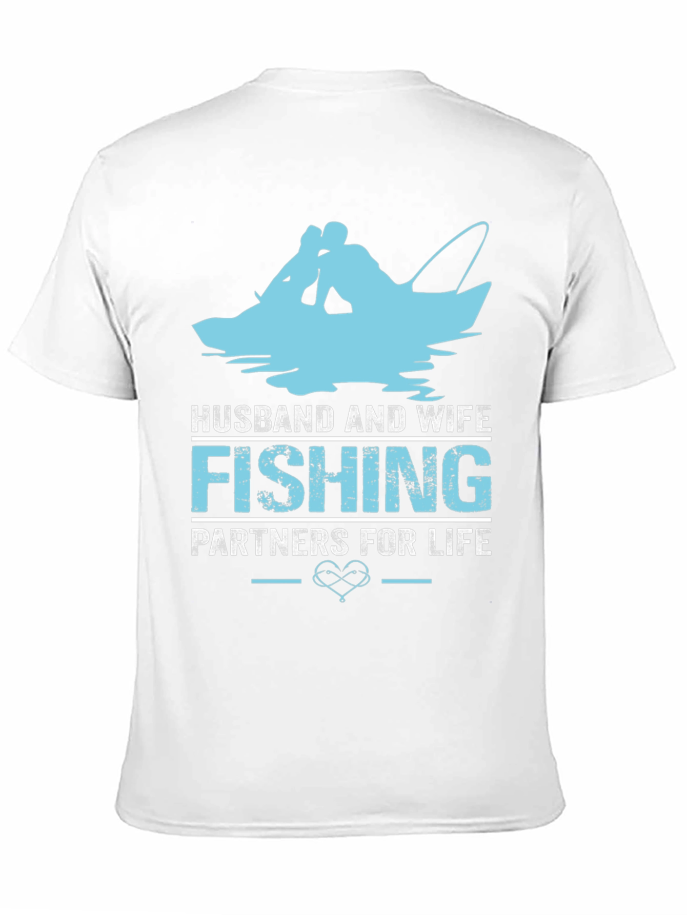 Husband and Wife Fishing Partners T-Shirt