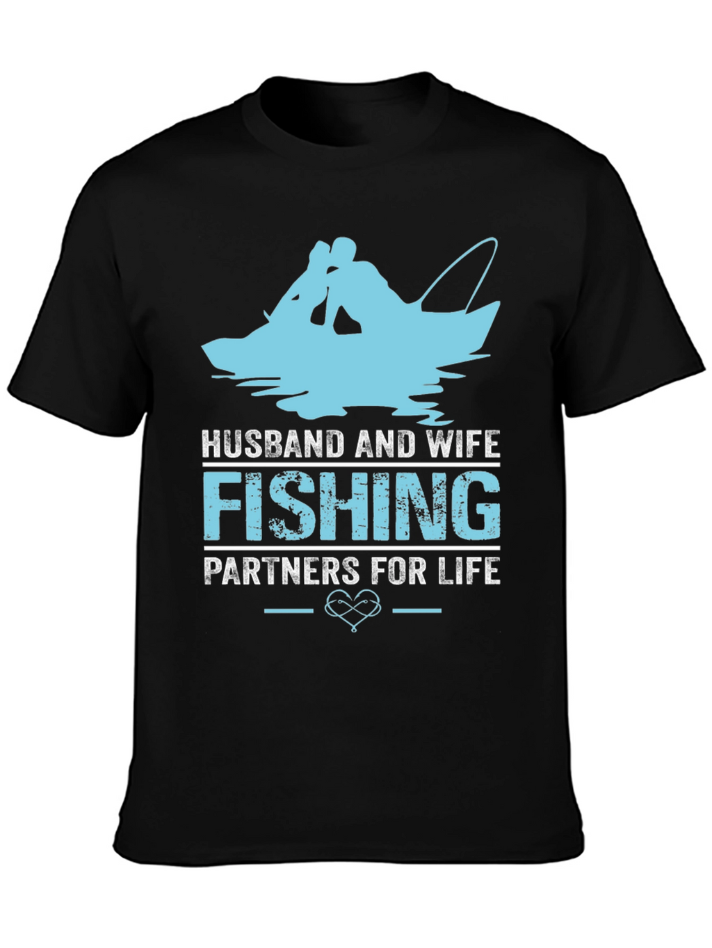 Husband and Wife Fishing Partners T-Shirt