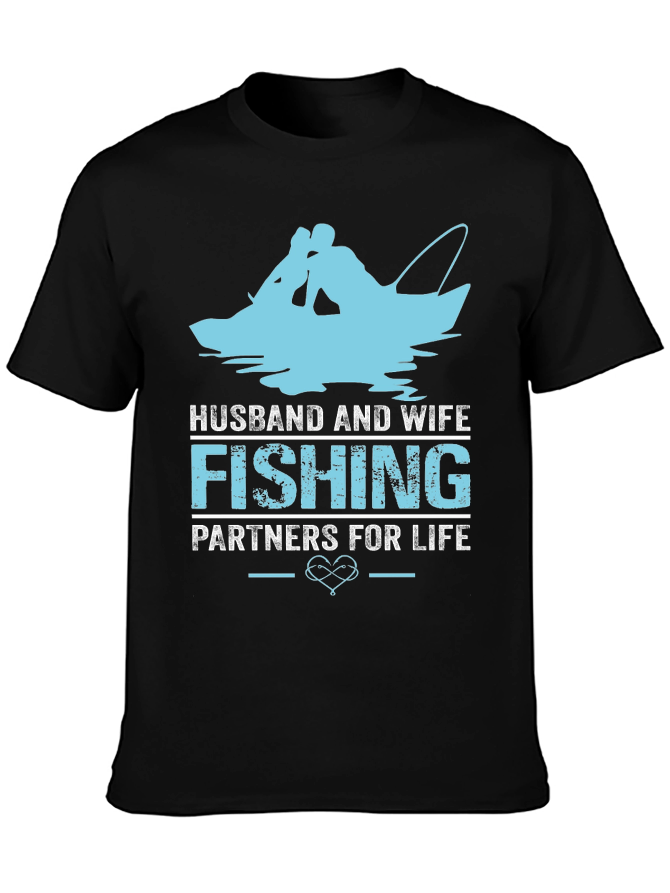 Husband and Wife Fishing Partners T-Shirt