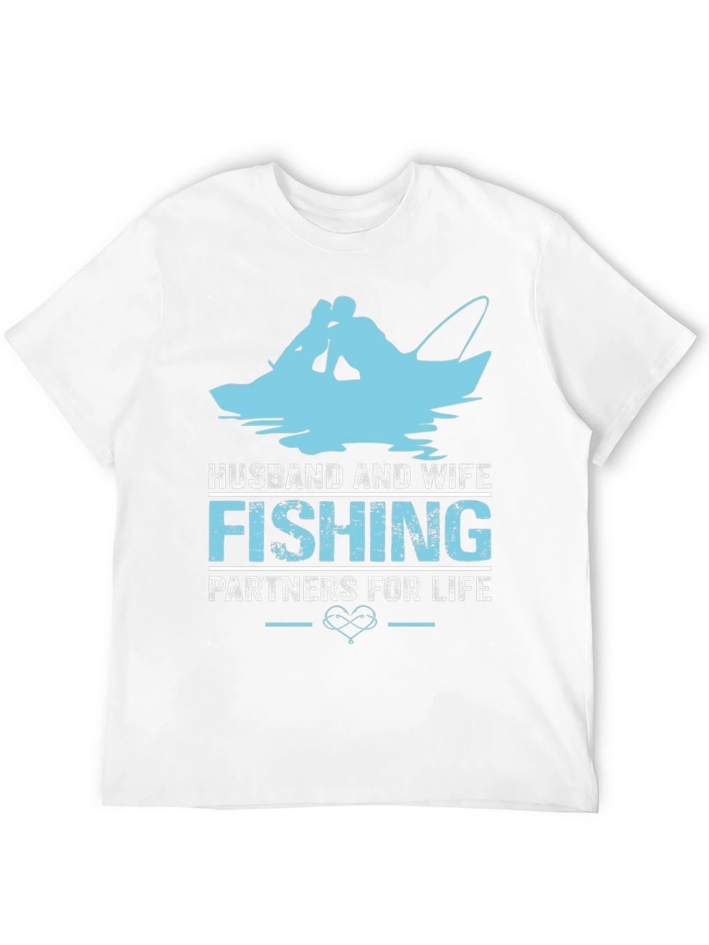 Husband and Wife Fishing Partners T-Shirt