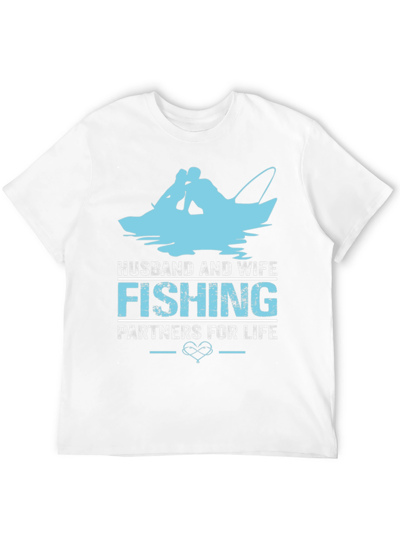Husband and Wife Fishing Partners T-Shirt