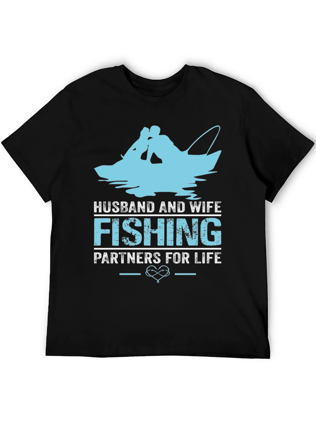 Husband and Wife Fishing Partners T-Shirt