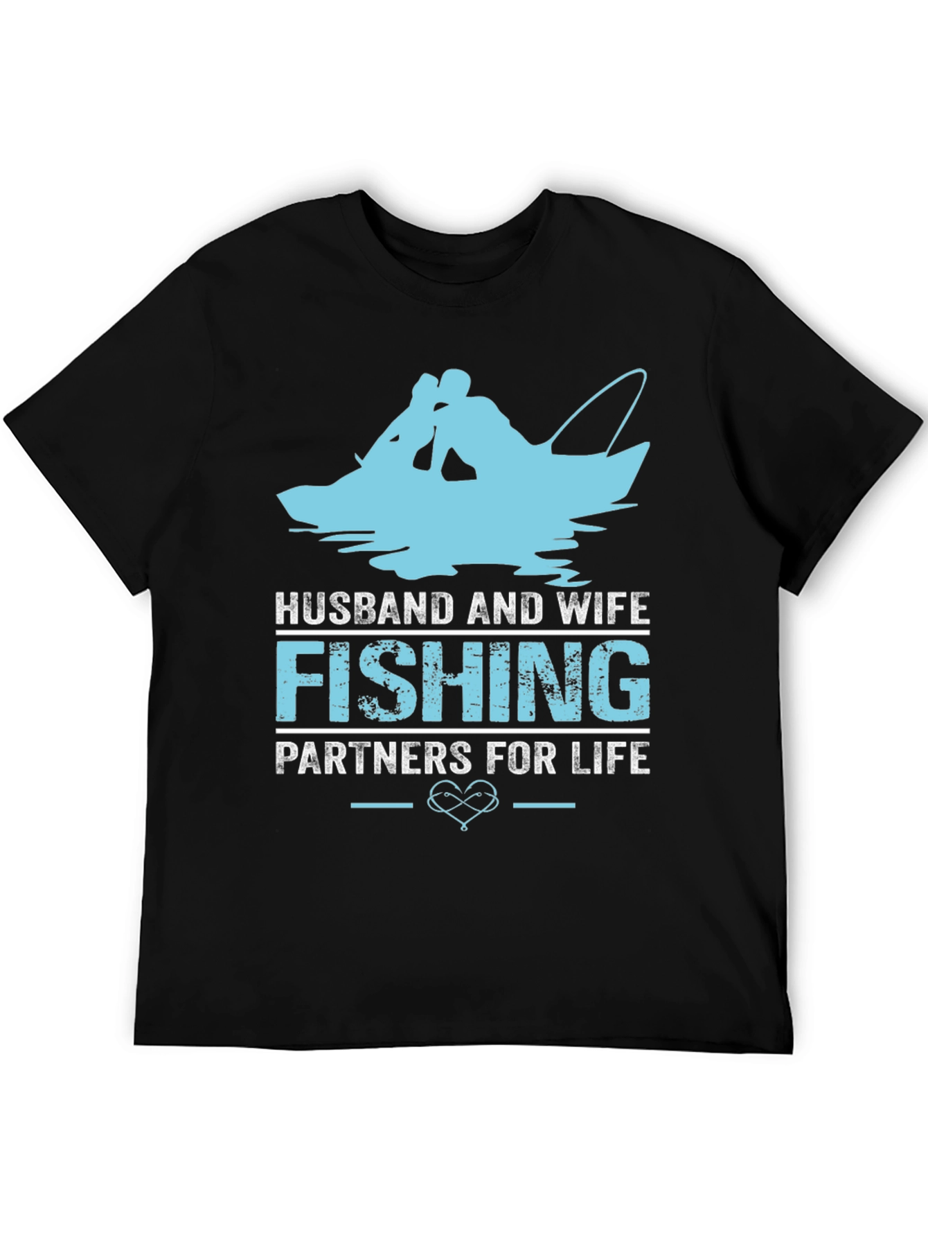 Husband and Wife Fishing Partners T-Shirt