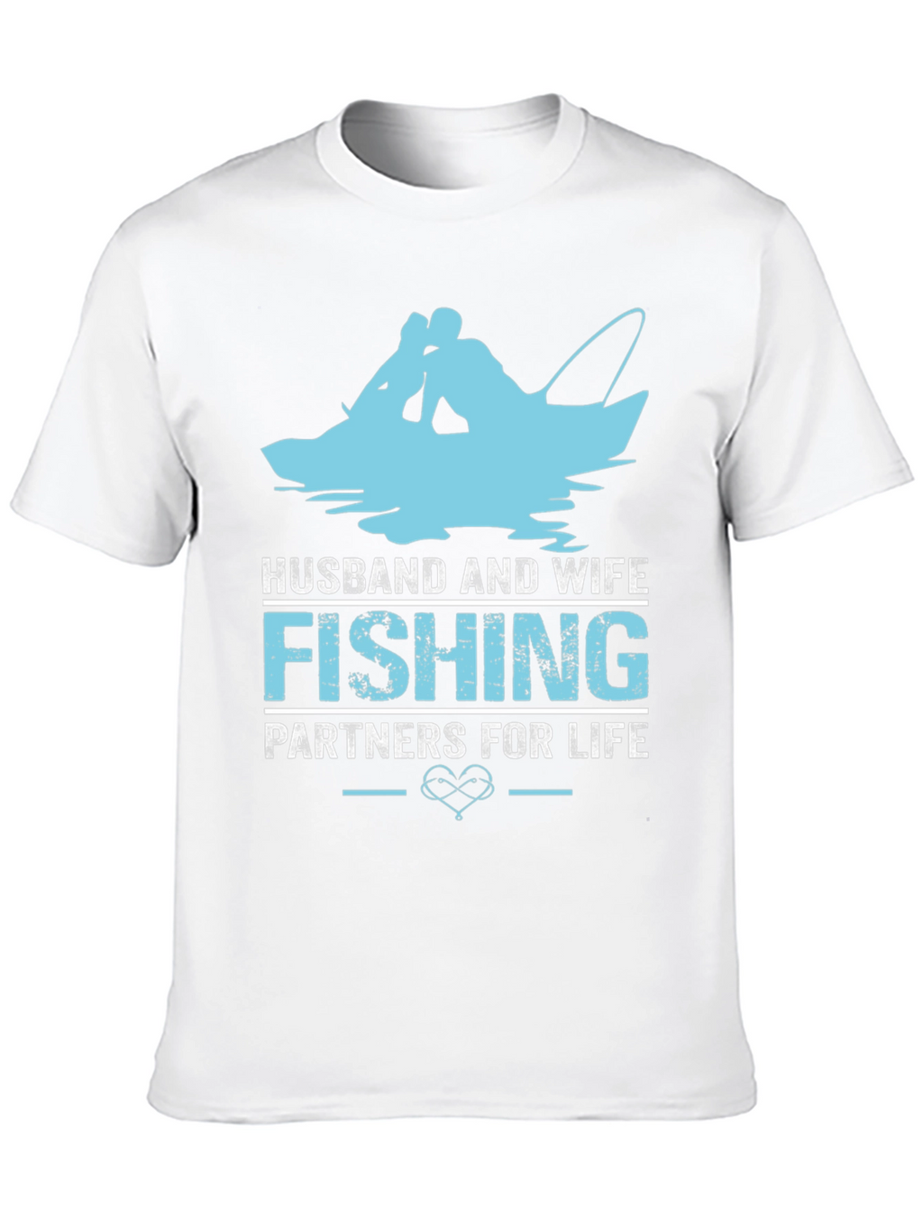 Husband and Wife Fishing Partners T-Shirt