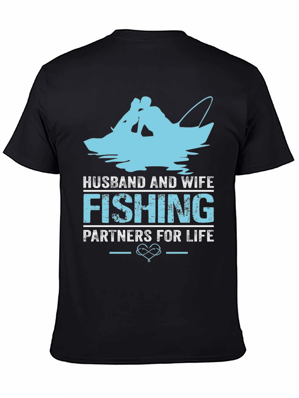 Husband and Wife Fishing Partners T-Shirt