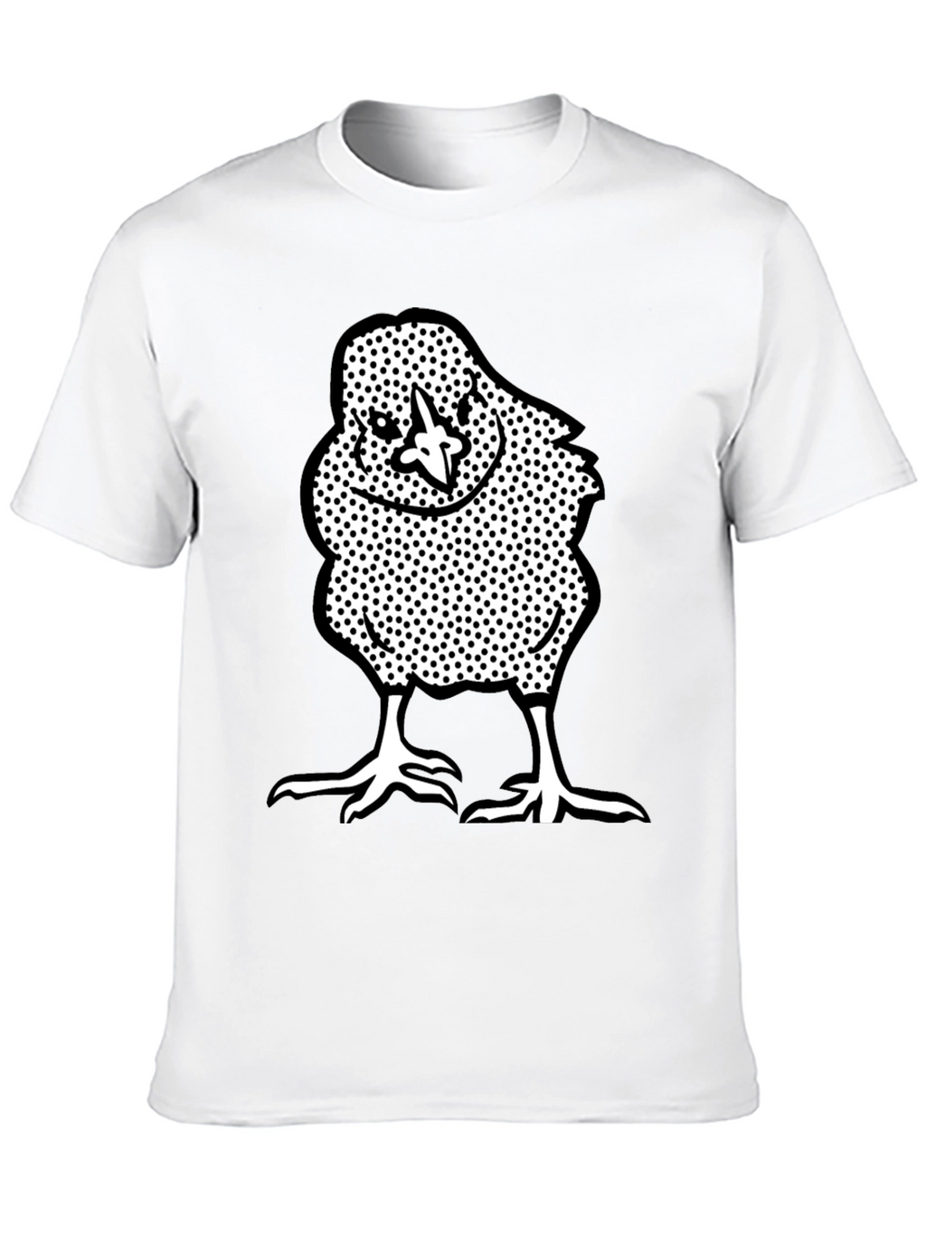Chick Graphic Tee - Black Crew Neck T-Shirt