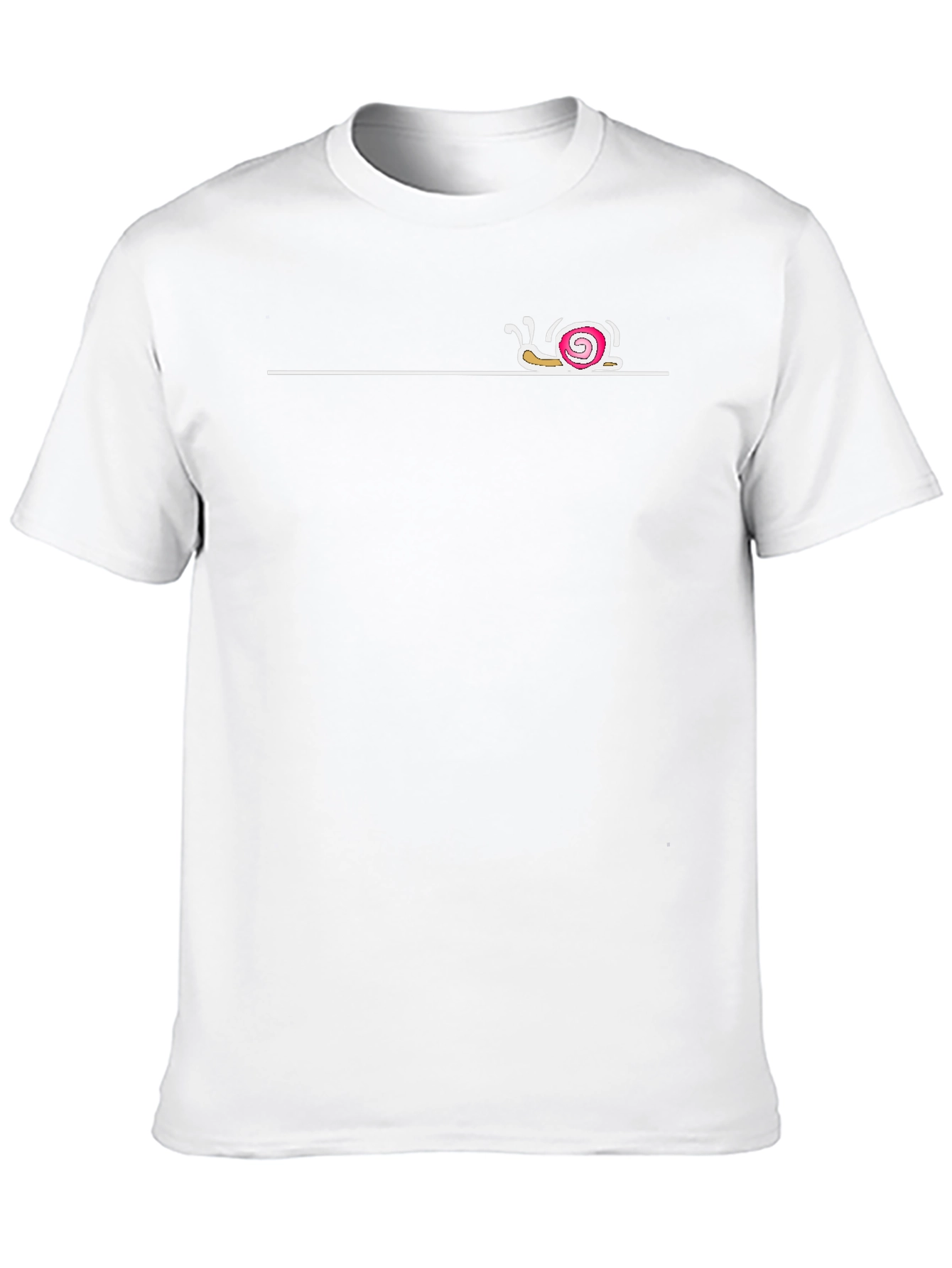 Snail Graphic Tee - Relaxed Fit Black T-Shirt