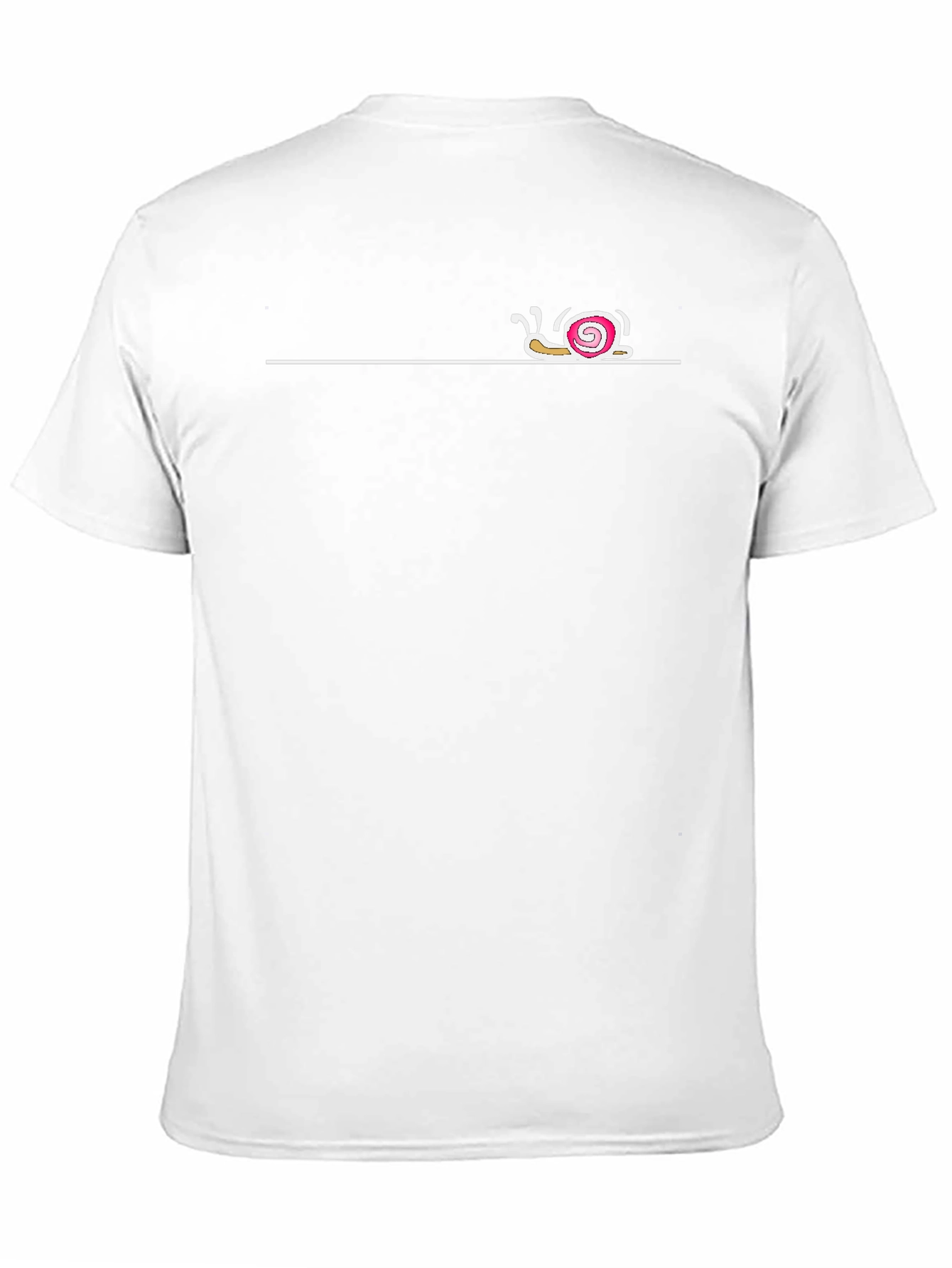 Snail Graphic Tee - Relaxed Fit Black T-Shirt