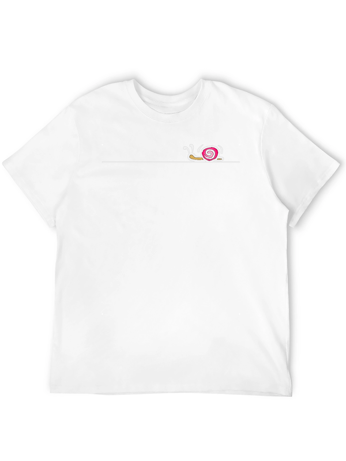 Snail Graphic Tee - Relaxed Fit Black T-Shirt