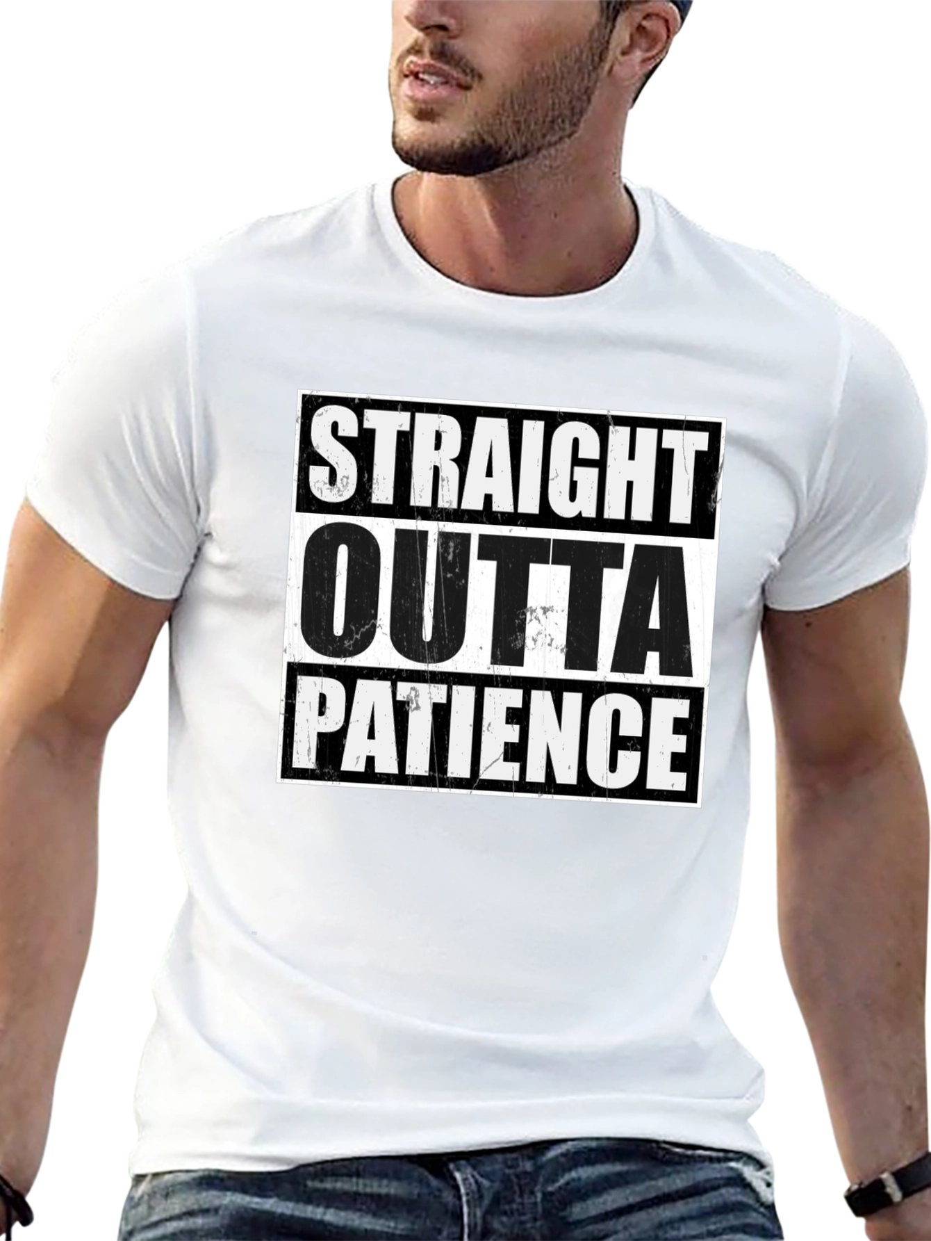 Straight Outta Patience Graphic T-Shirt