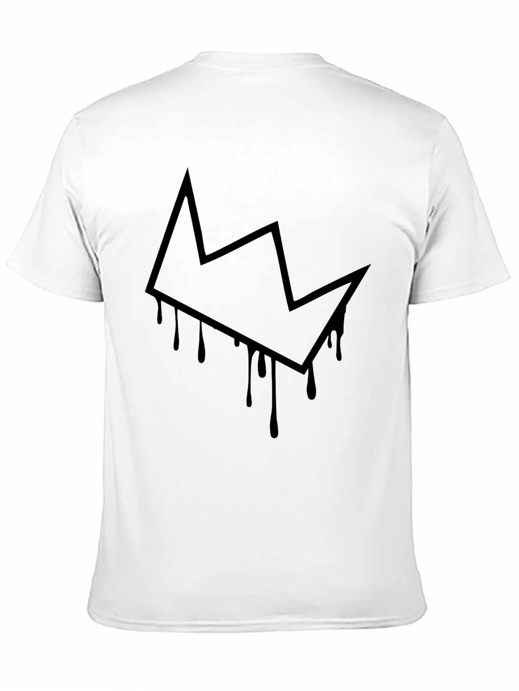 Crown Drip Graphic Tee - Mens Black T-Shirt