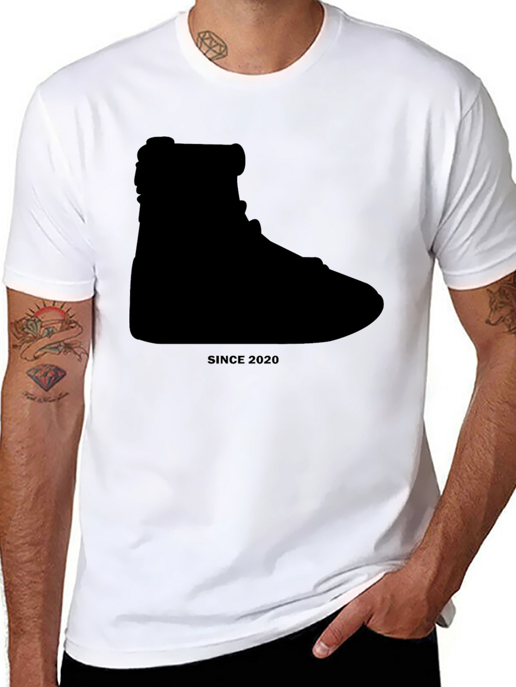 Since 2020 Shoe Silhouette Black T-Shirt