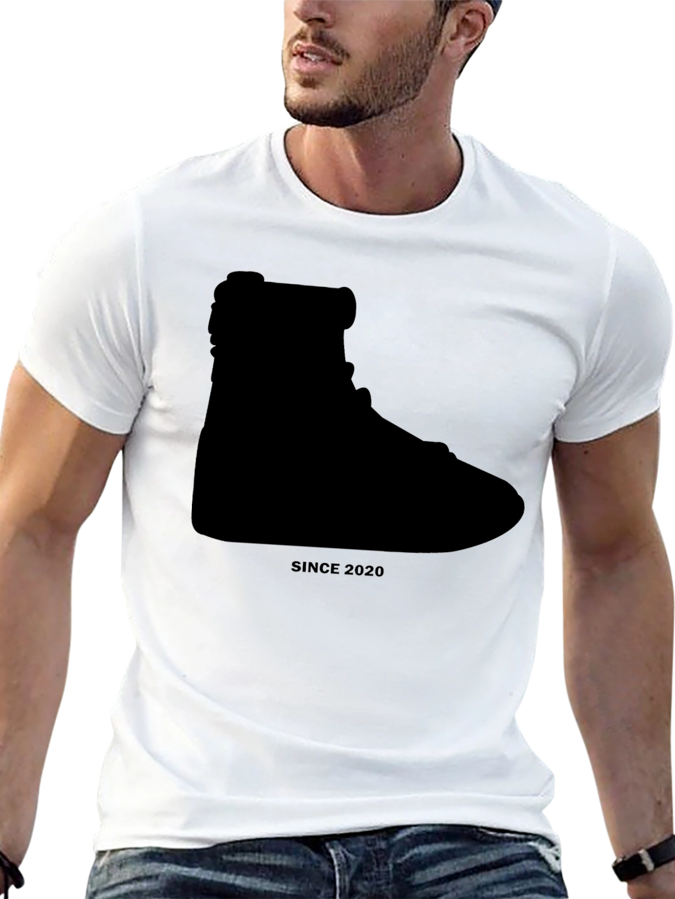 Since 2020 Shoe Silhouette Black T-Shirt
