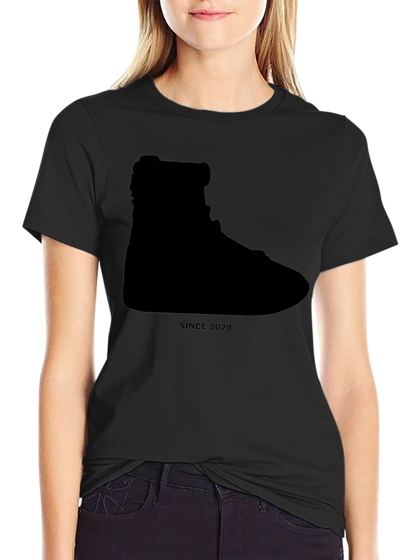 Since 2020 Shoe Silhouette Black T-Shirt