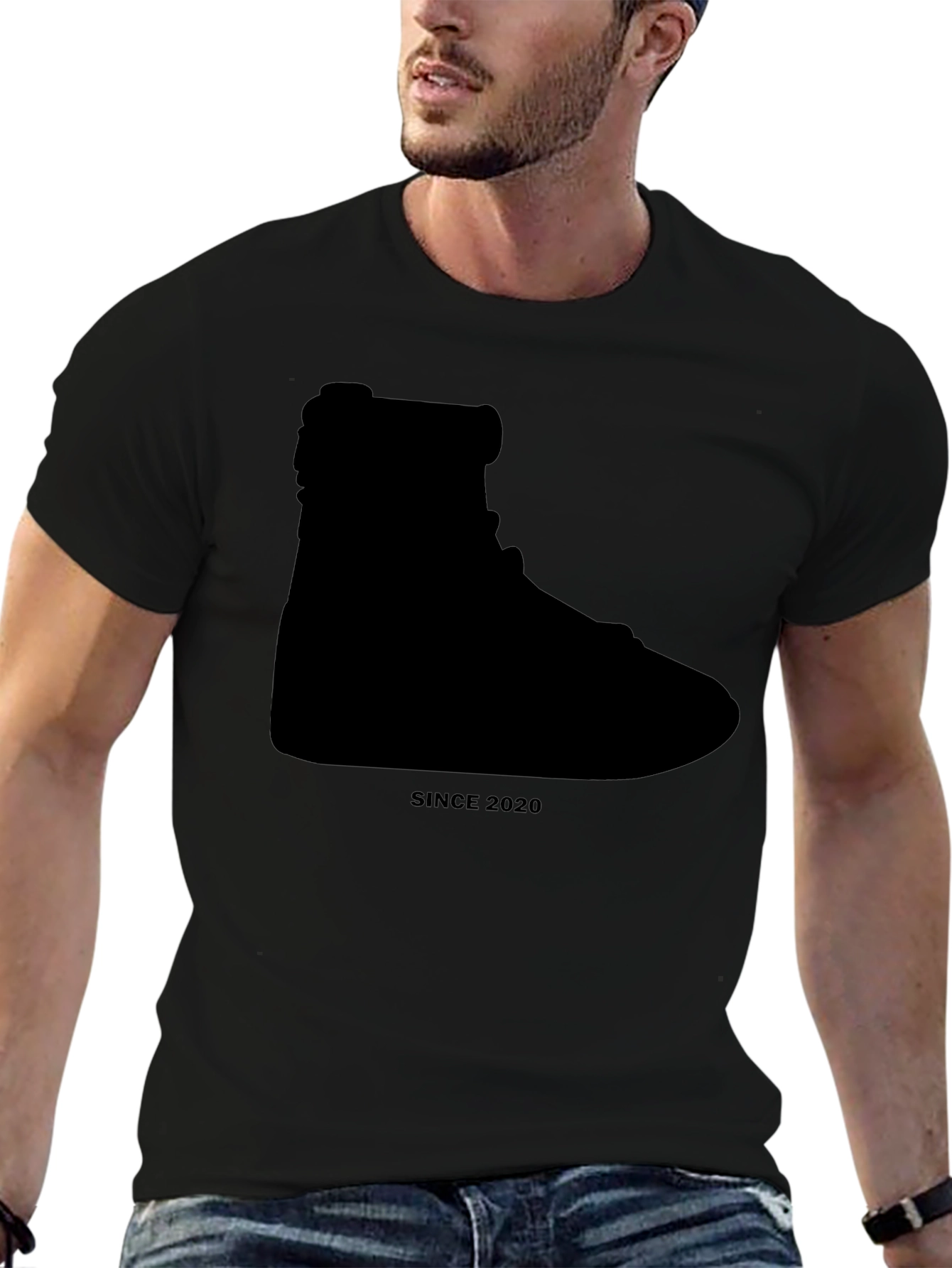 Since 2020 Shoe Silhouette Black T-Shirt