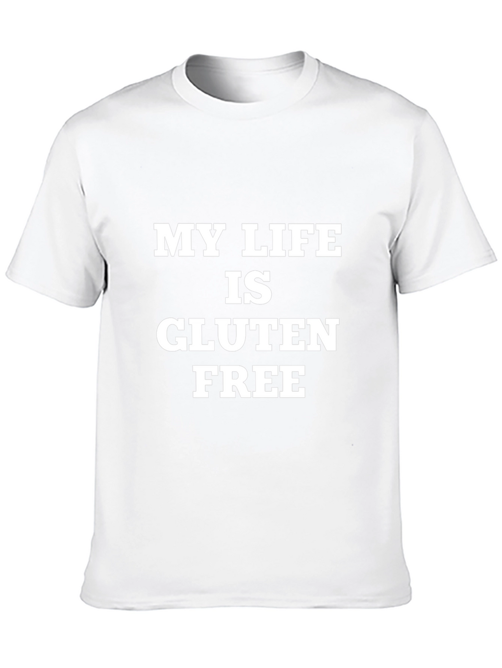 My Life Is Gluten Free Black T-Shirt