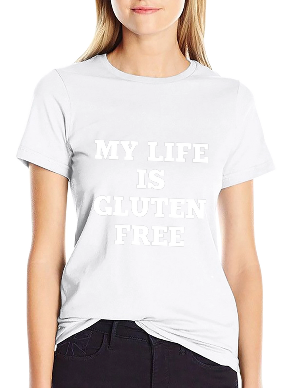 My Life Is Gluten Free Black T-Shirt