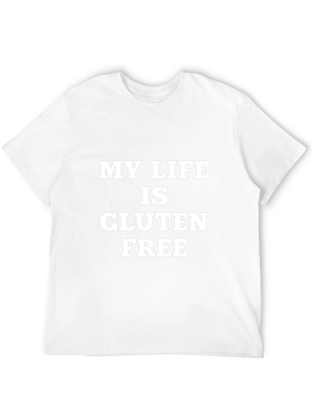 My Life Is Gluten Free Black T-Shirt
