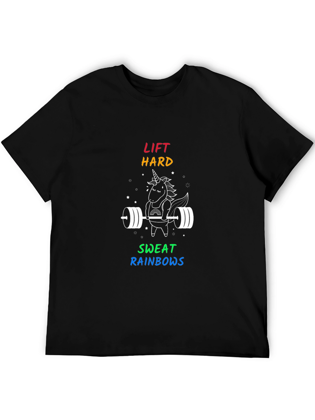 Lift Hard Sweat Rainbows T-Shirt