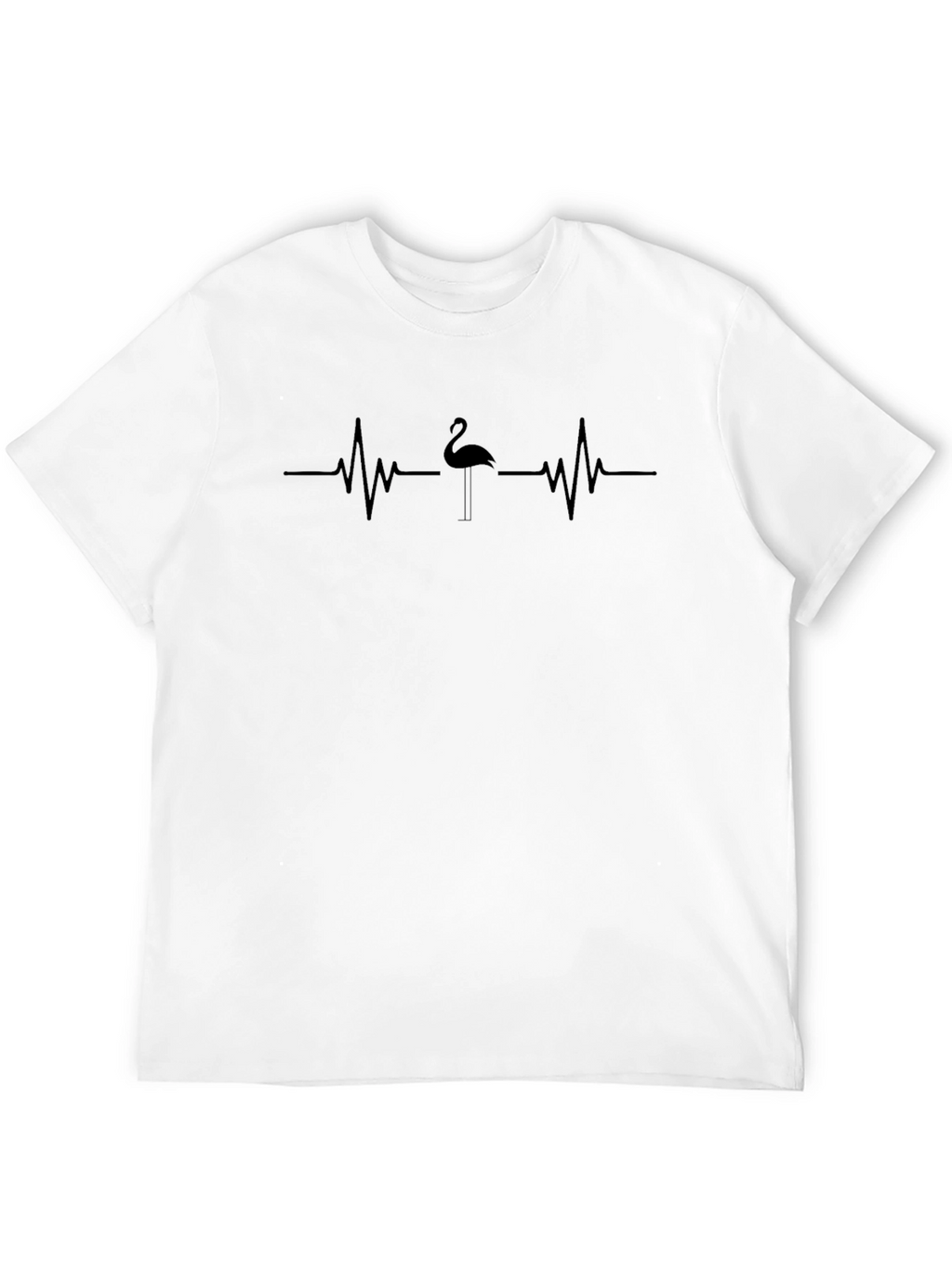 Flamingo Heartbeat Graphic Tee - Unisex