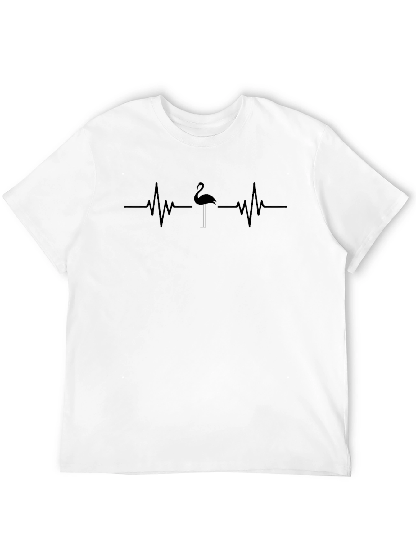 Flamingo Heartbeat Graphic Tee - Unisex