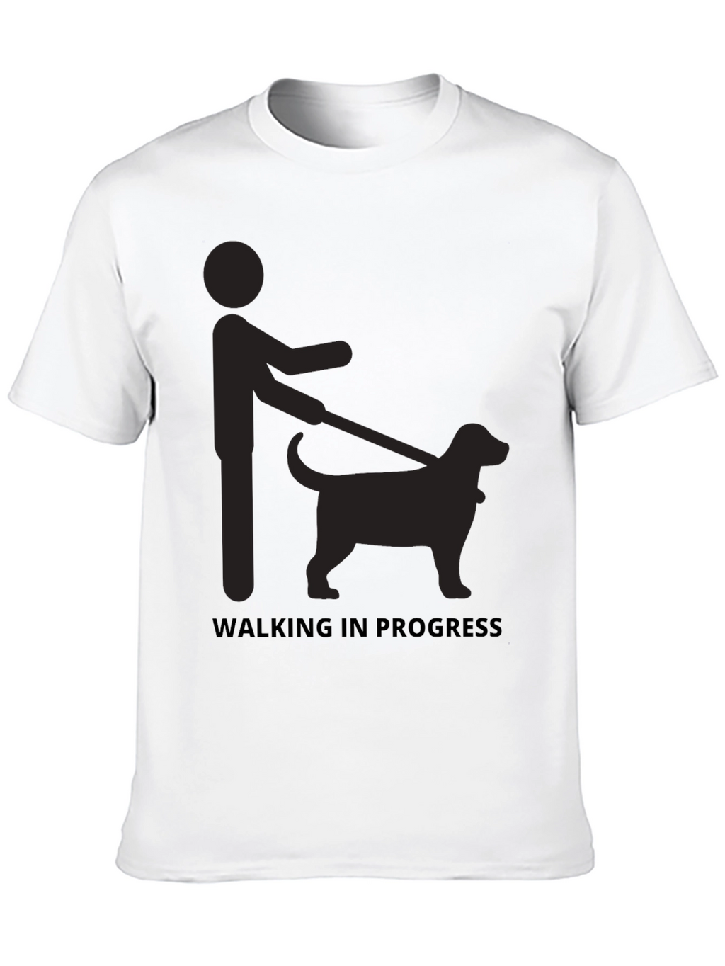 Walking In Progress Graphic T-Shirt