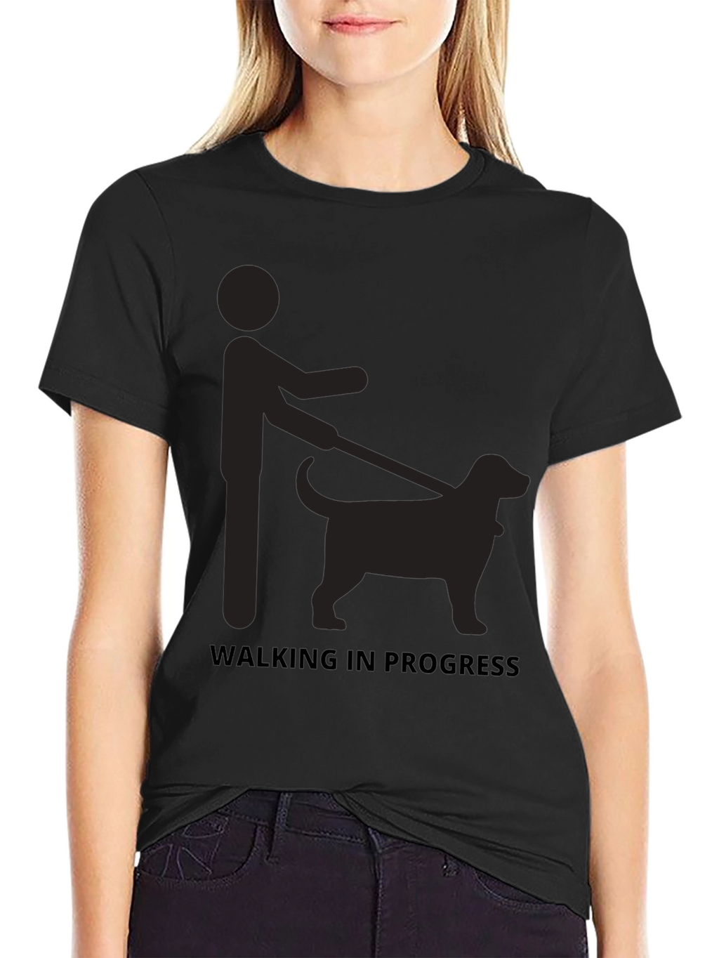 Walking In Progress Graphic T-Shirt