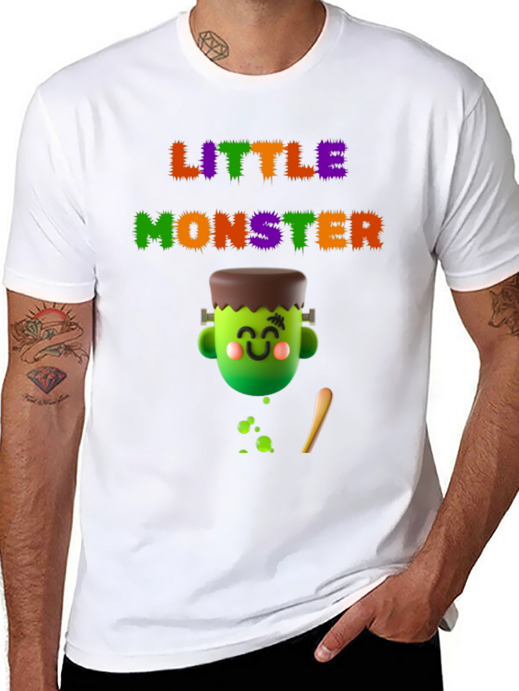 Little Monster Graphic Tee - Halloween Fun
