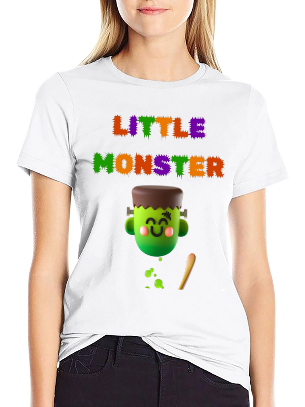 Little Monster Graphic Tee - Halloween Fun