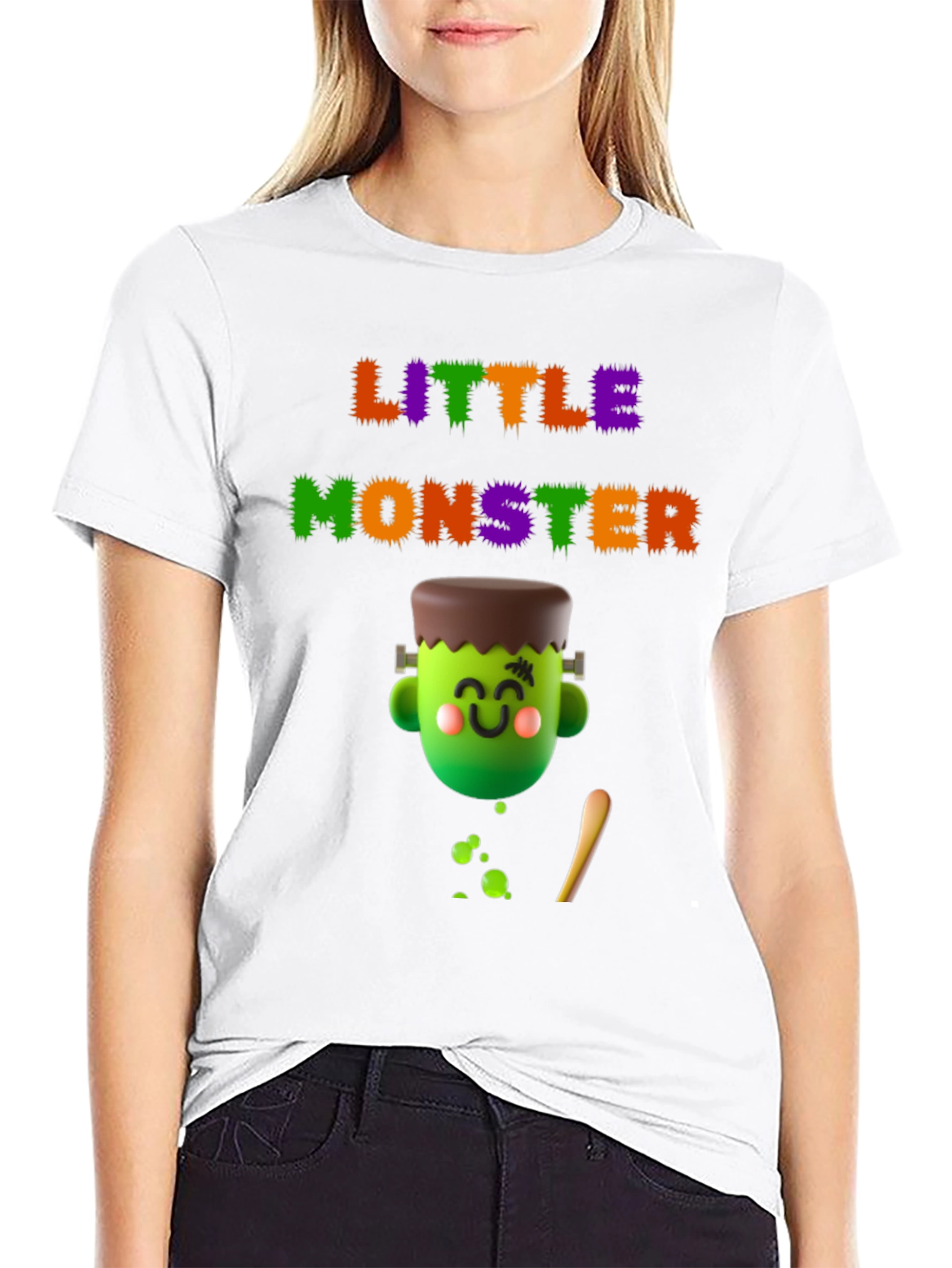 Little Monster Graphic Tee - Halloween Fun