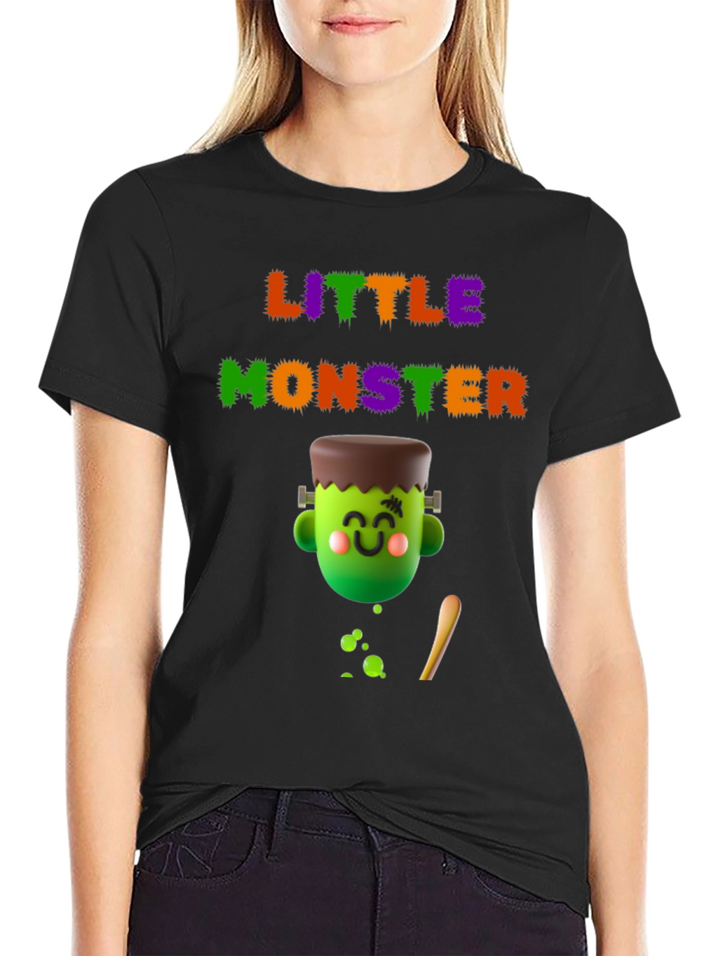 Little Monster Graphic Tee - Halloween Fun