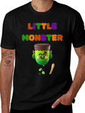 Little Monster Graphic Tee - Halloween Fun