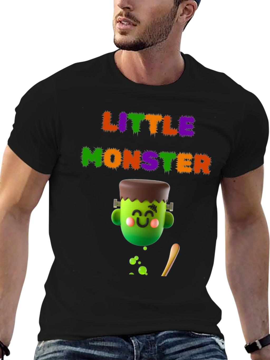 Little Monster Graphic Tee - Halloween Fun