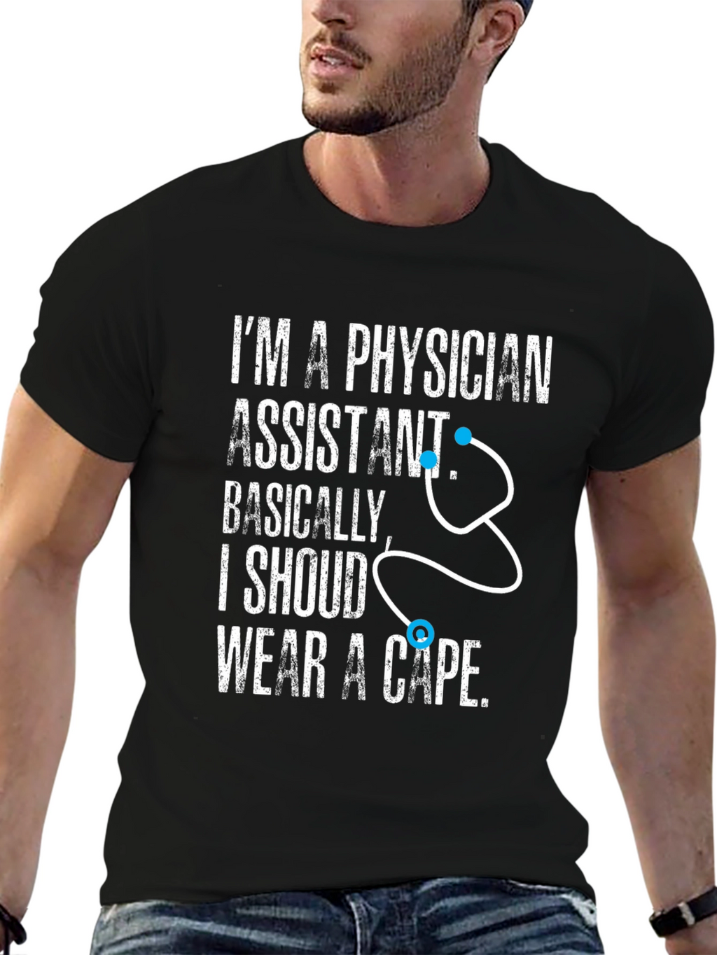 Physician Assistant Cape T-Shirt - Medical Hero Tee