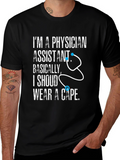 Physician Assistant Cape T-Shirt - Medical Hero Tee