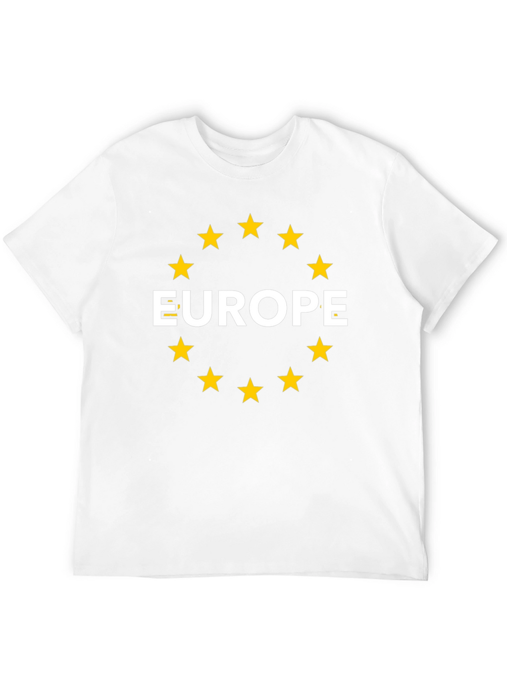 Europe Star Circle Black T-Shirt