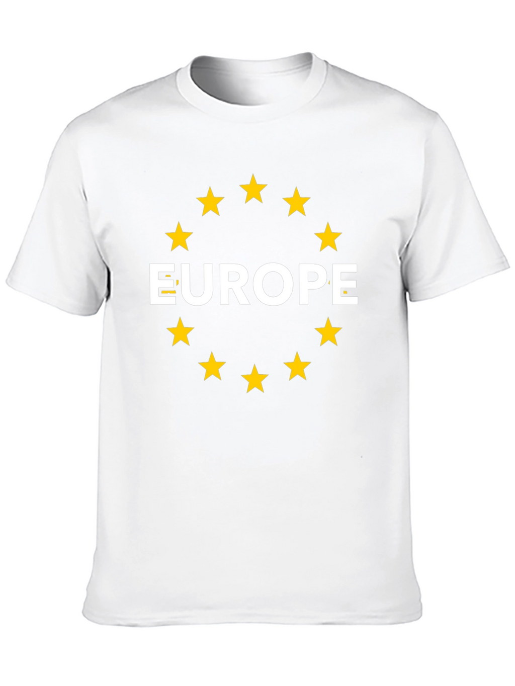 Europe Star Circle Black T-Shirt