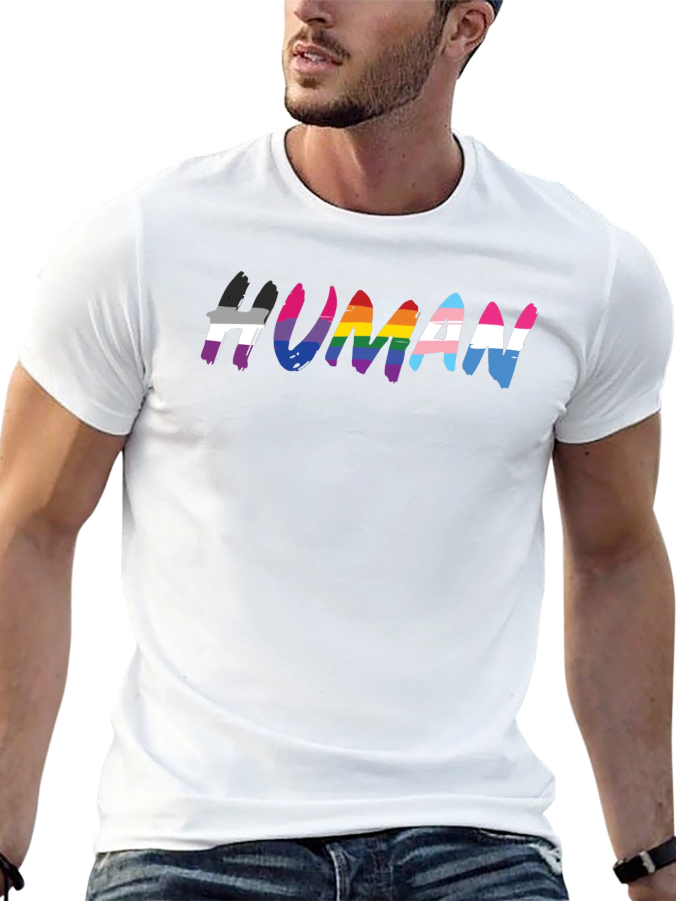 LGBTQ+ Pride Human T-Shirt
