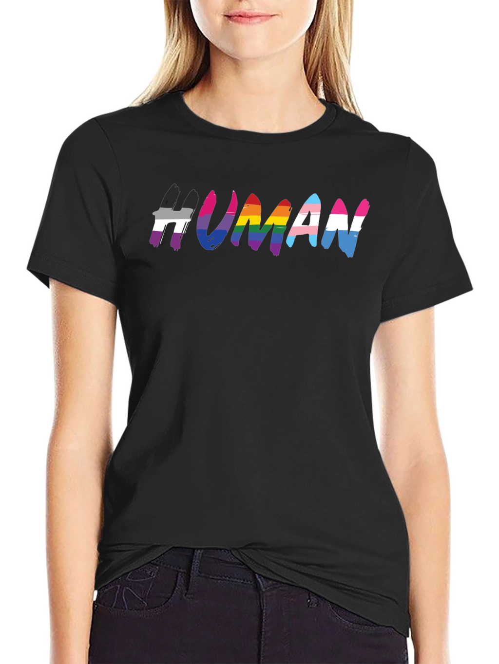 LGBTQ+ Pride Human T-Shirt