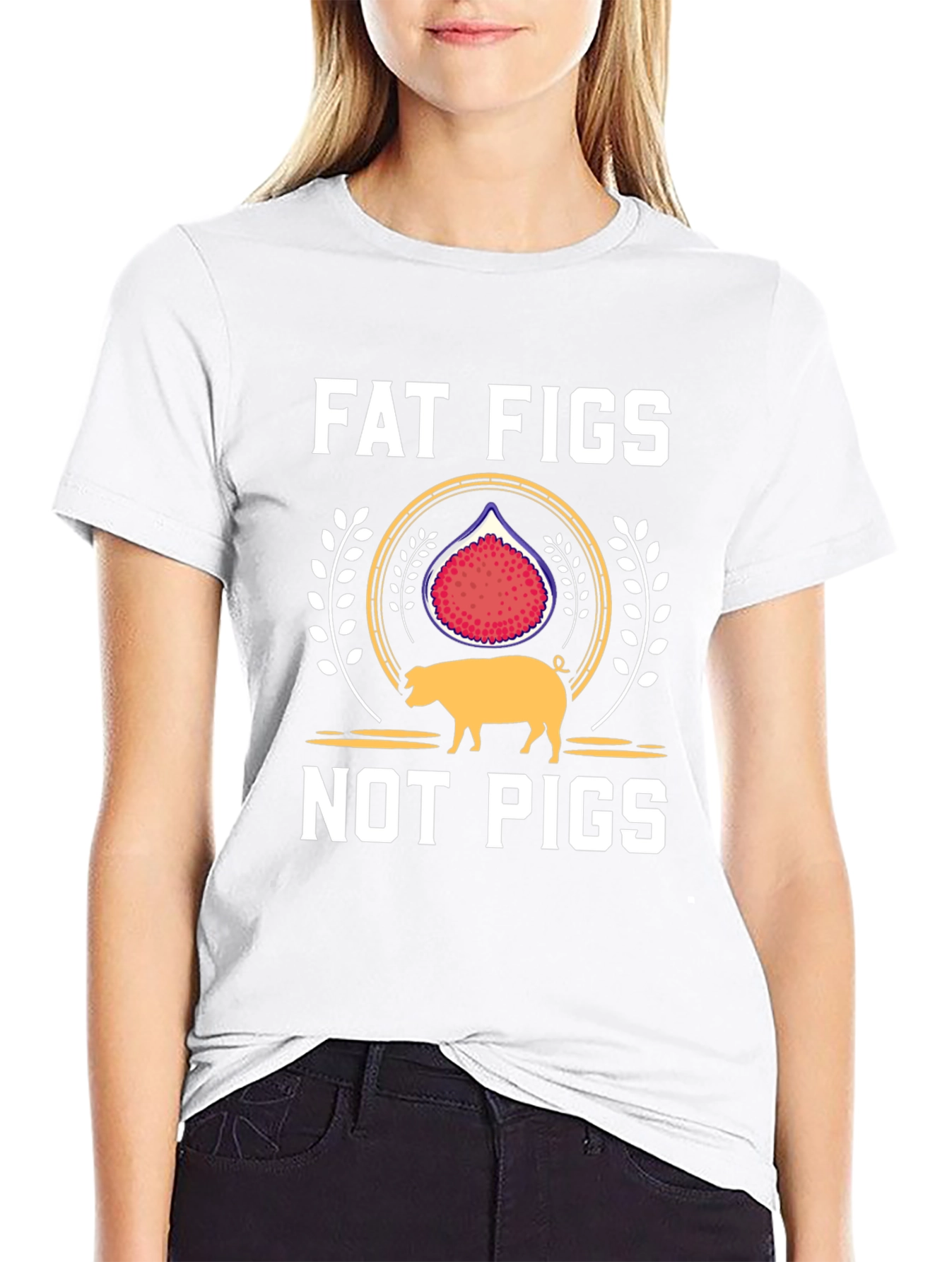 Fat Figs Not Pigs Graphic Tee