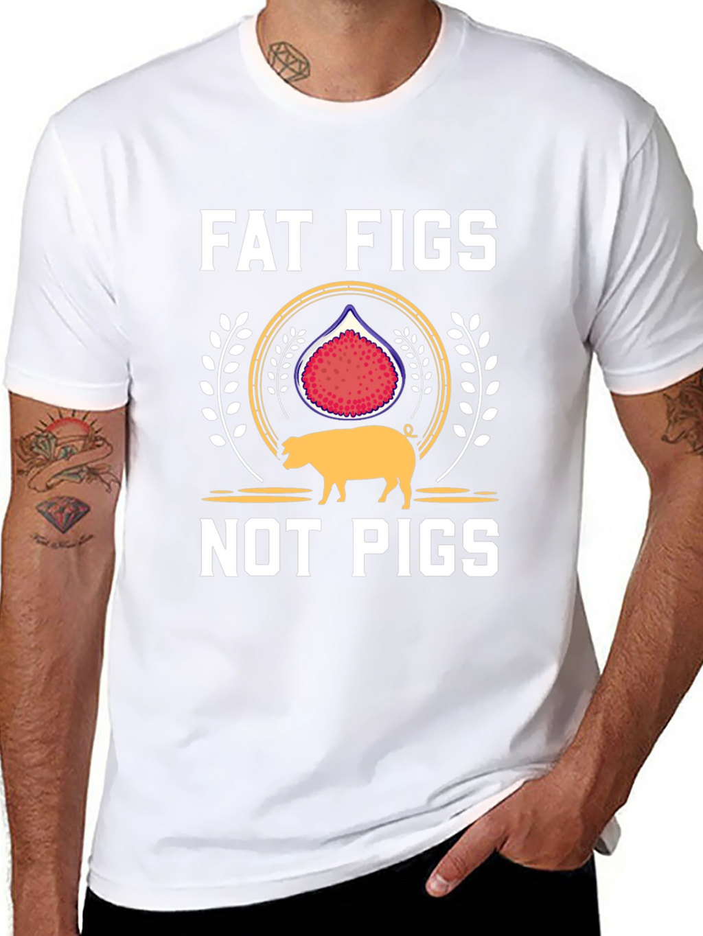 Fat Figs Not Pigs Graphic Tee