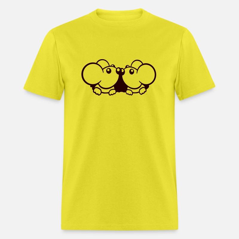 2 Mice Couple Two Love Valentine's Day Mouse Hole